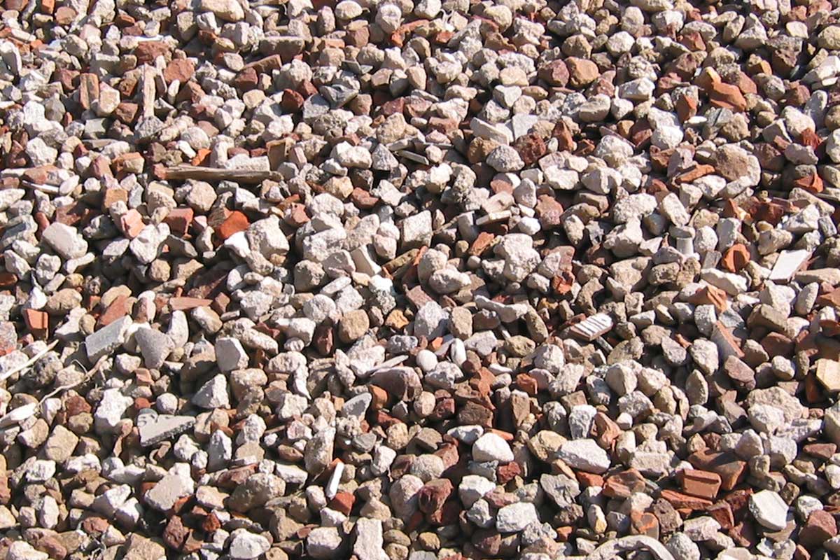 Recyclingschotter 22 - 45 mm
