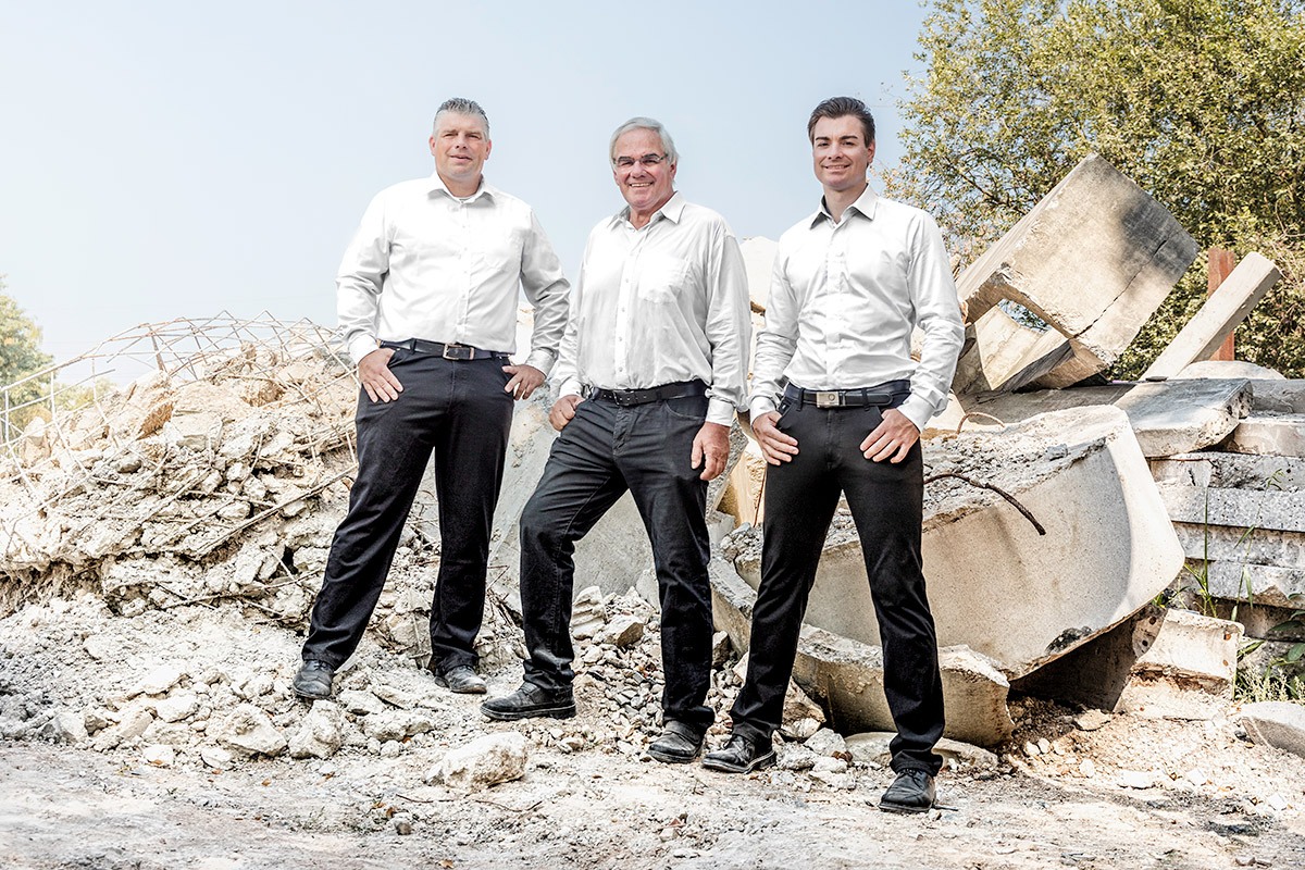 Stefan, Ernst und Christian Zimmermanns